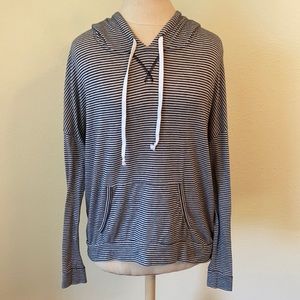 American Eagle lightweight striped hoodie